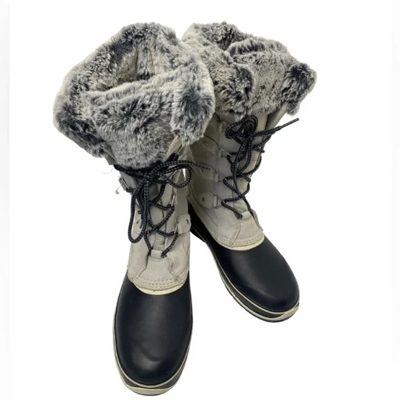 Khombu Shoes Khombu Emily Leatherrubber Womens Winter Boots